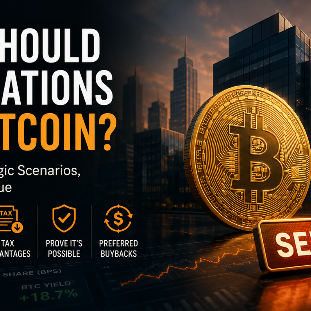 5 Reasons Corporations Should Sell Bitcoin