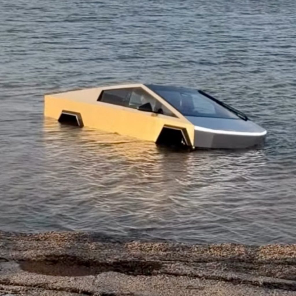 Cybertruck Driver Tried Using Wade Mode In A Lake, Ended Up
In Jail