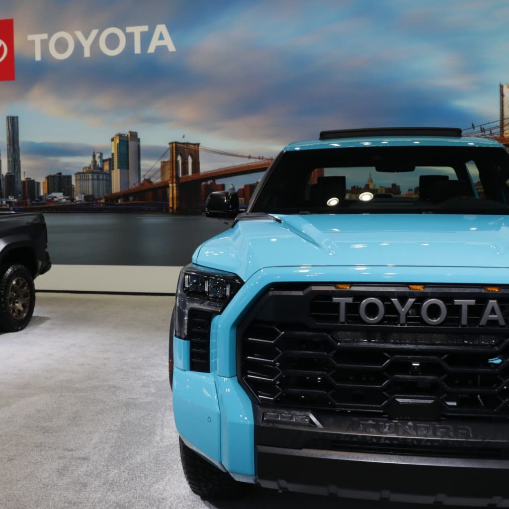 Toyota is gaining on General Motors in U.S. sales, according
to new forecast