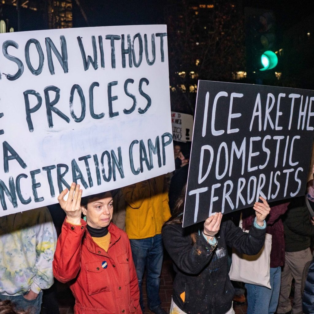 ICE Finds a New Way to Dodge Congress About a Secret
Protester Database