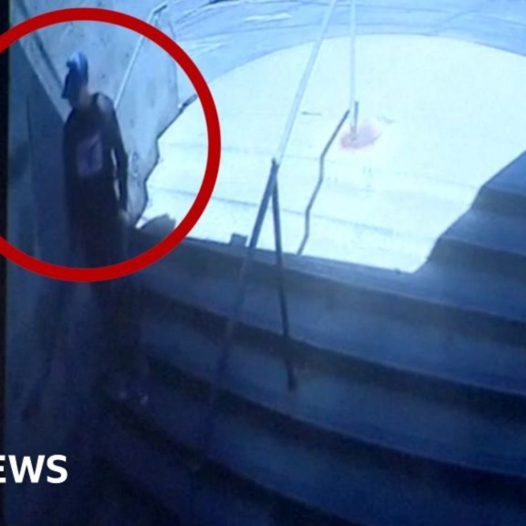 New video shows man believed to be Tyler Robinson before
Charlie Kirk shooting