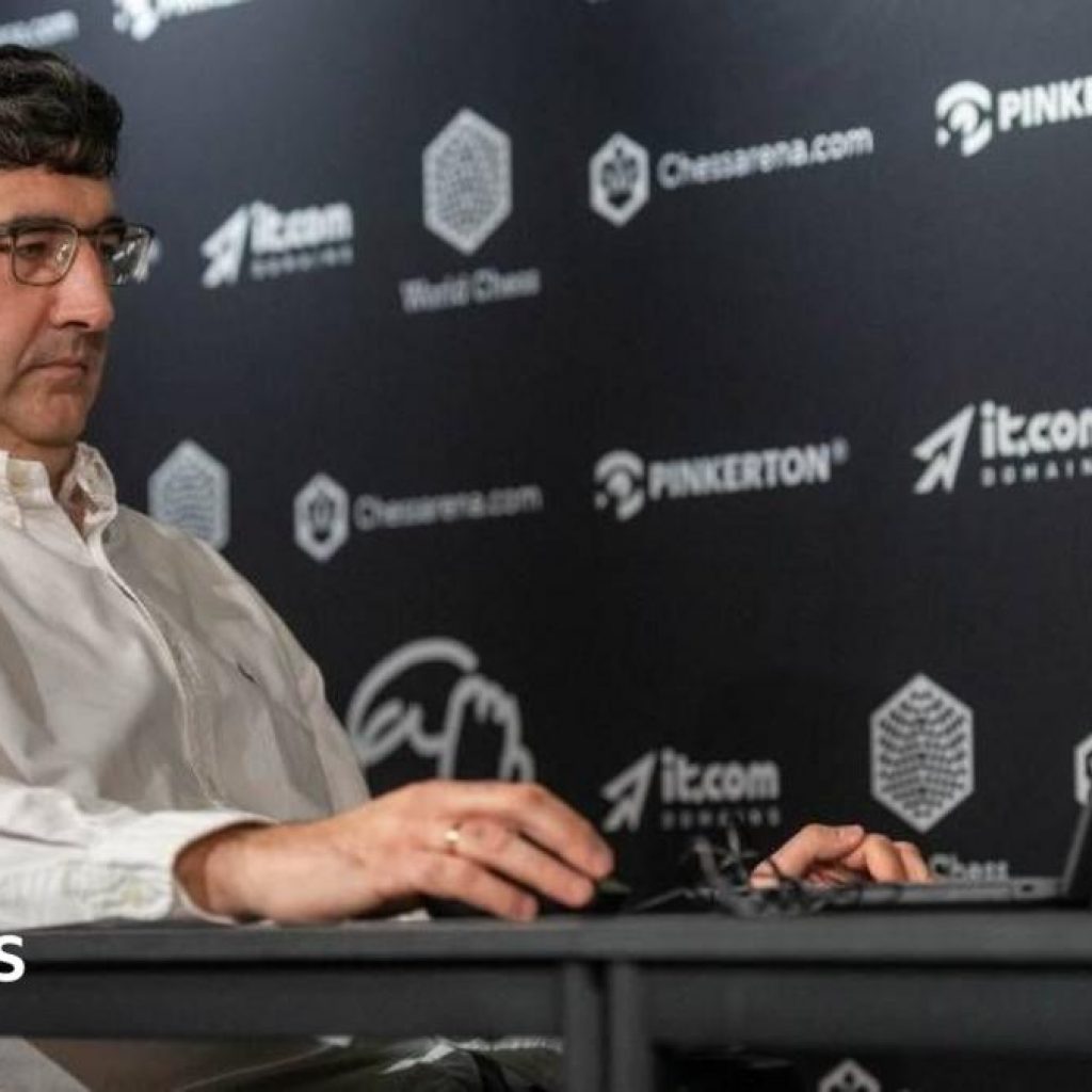 Former chess champion Kramnik banned over cheating
remarks