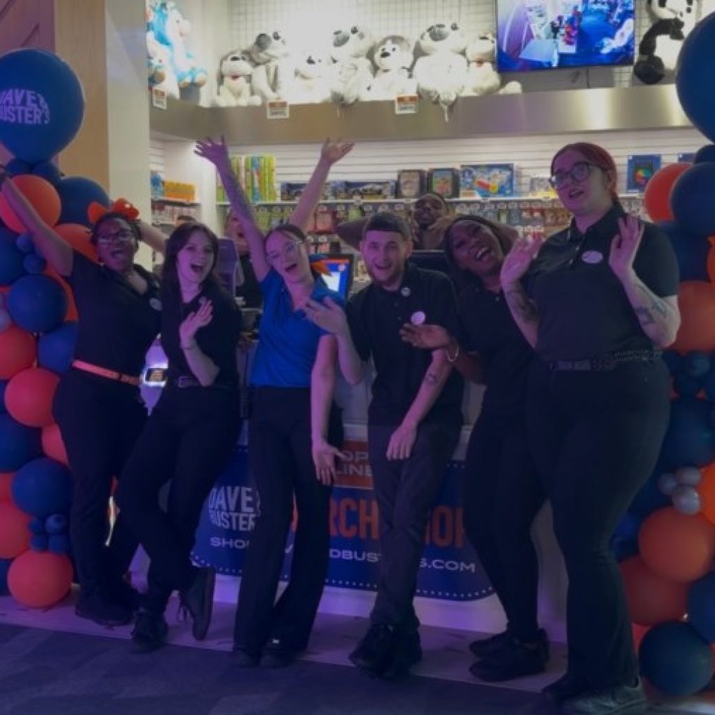 Dave and Buster’s VIP Night counting down the days until
grand opening