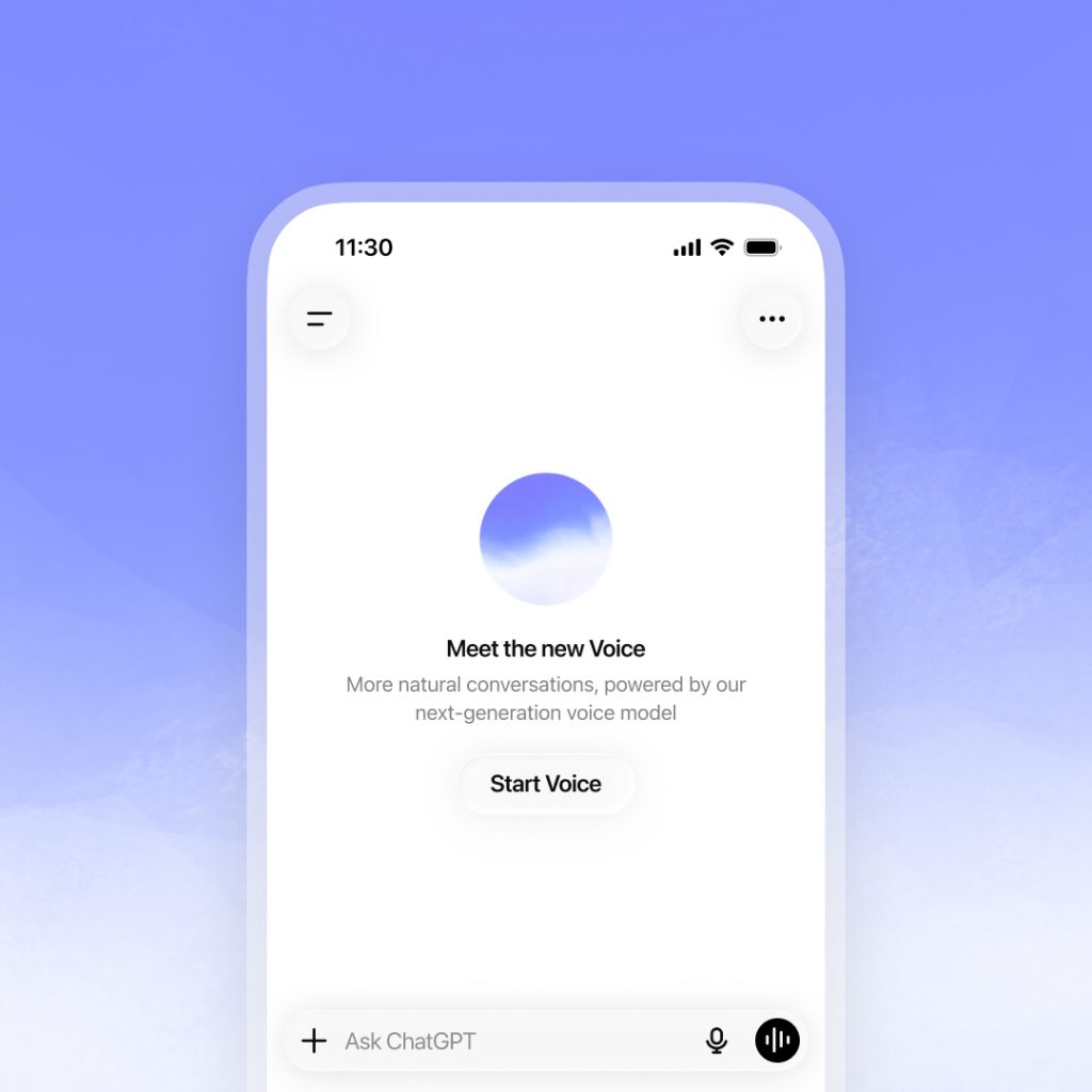 OpenAI releases new voice models for more natural live
conversations