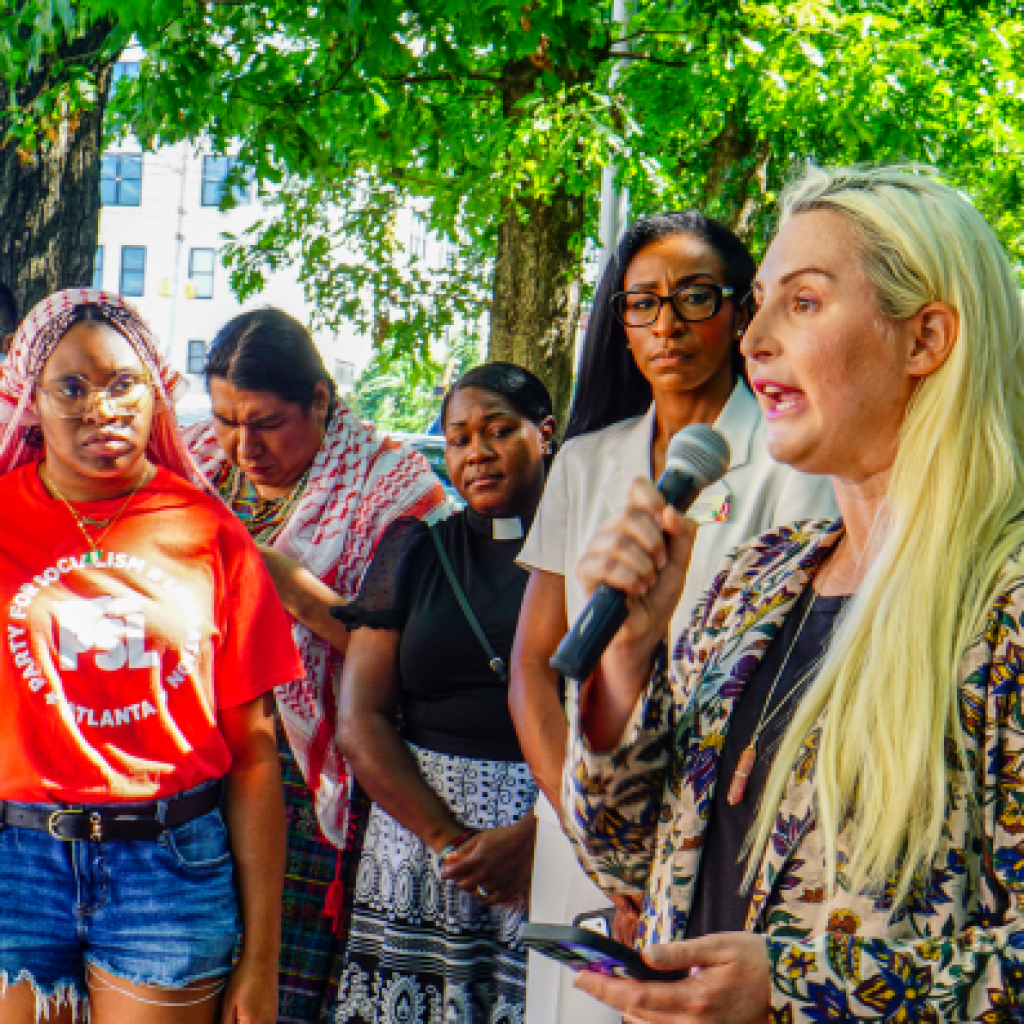 LGBTQ+ advocates call for release of Pauline Binam from ICE
detention