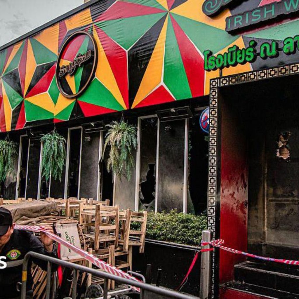 Death toll from Bangkok bar fire rises to 30 as police probe
safety lapses