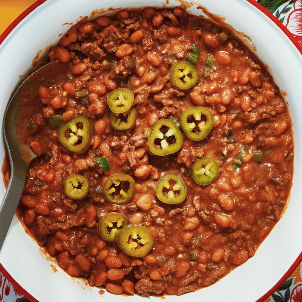 Burger Beans (Baked Beans With Ground Beef)