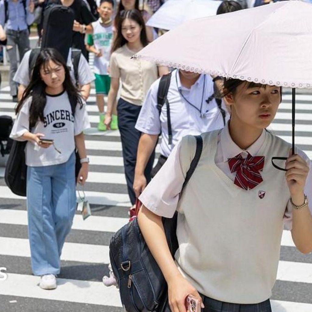 Japan temperatures soar over 40C, marking first ‘cruelly hot
day’