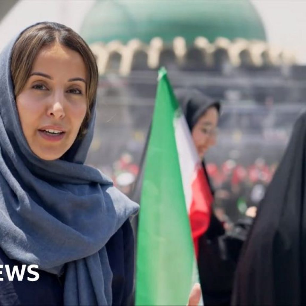 BBC in Tehran as mourners gather for former supreme leader’s
funeral