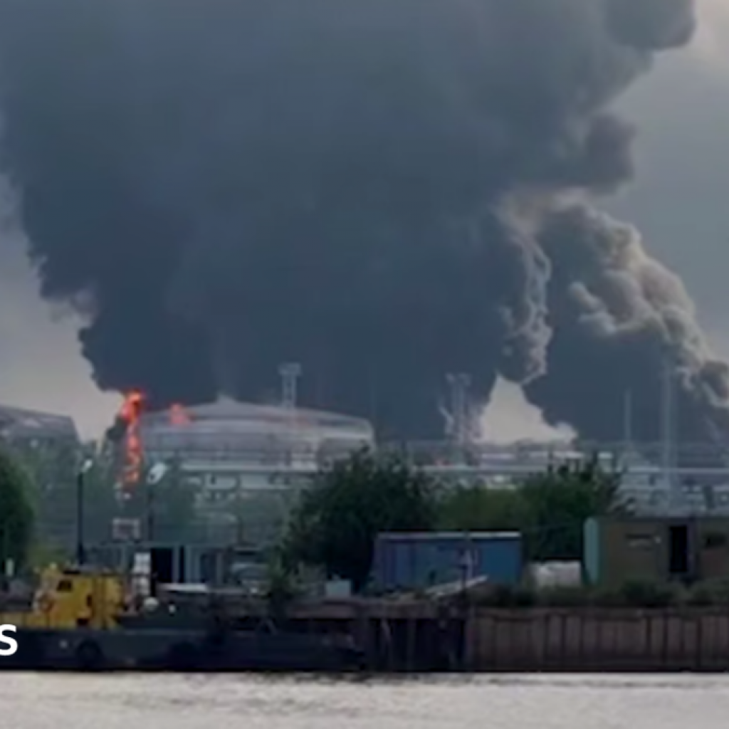 Ukraine hits major oil terminal in Russia’s St
Petersburg
