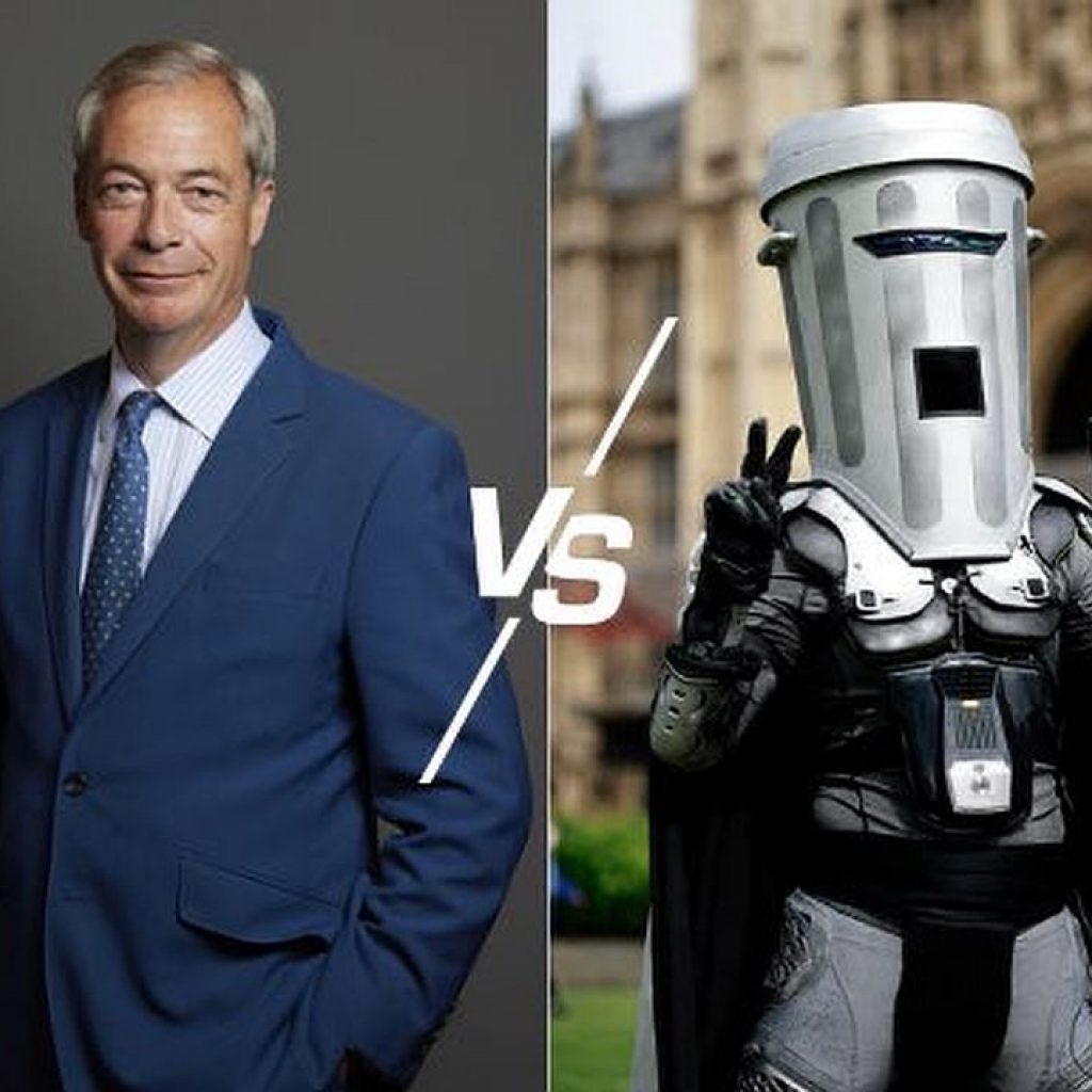Nigel Farage To Take On Garbage Can In Clackton
By-Election