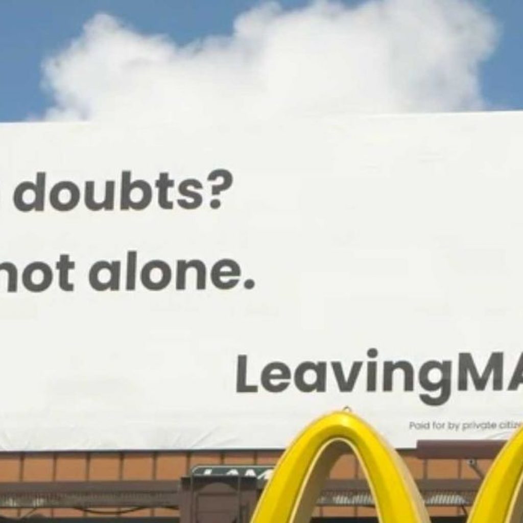 Disillusioned MAGA peppering deep-red state with anti-Trump
billboards