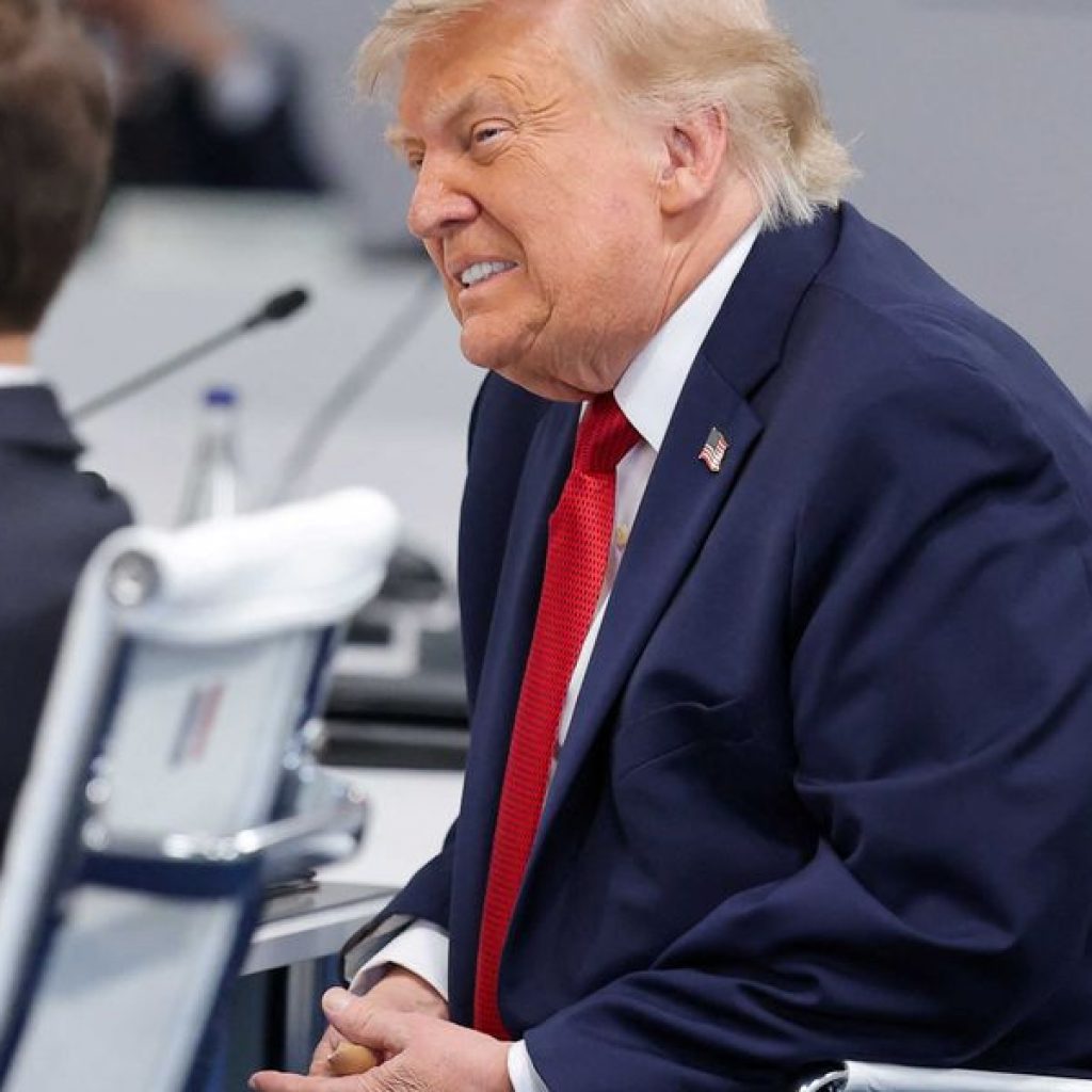 World leaders secretly met to hatch a plan for how deal with
‘not reasonable’ Trump