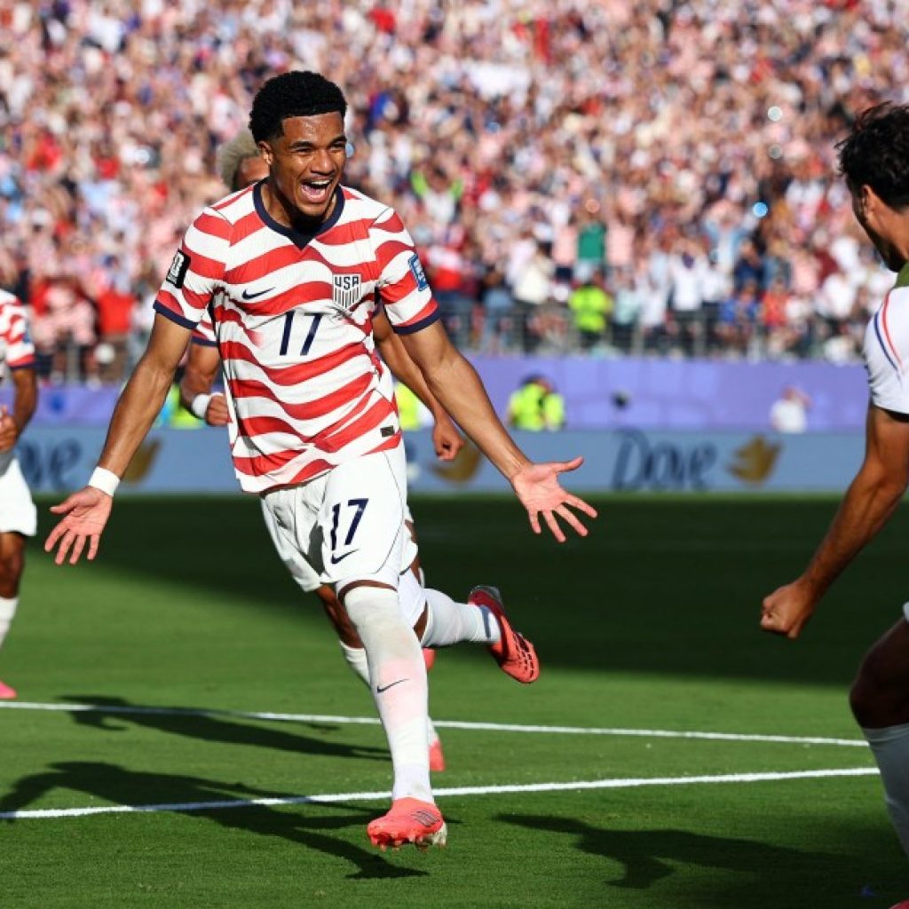 Who does the United States play in the World Cup Round of
16?