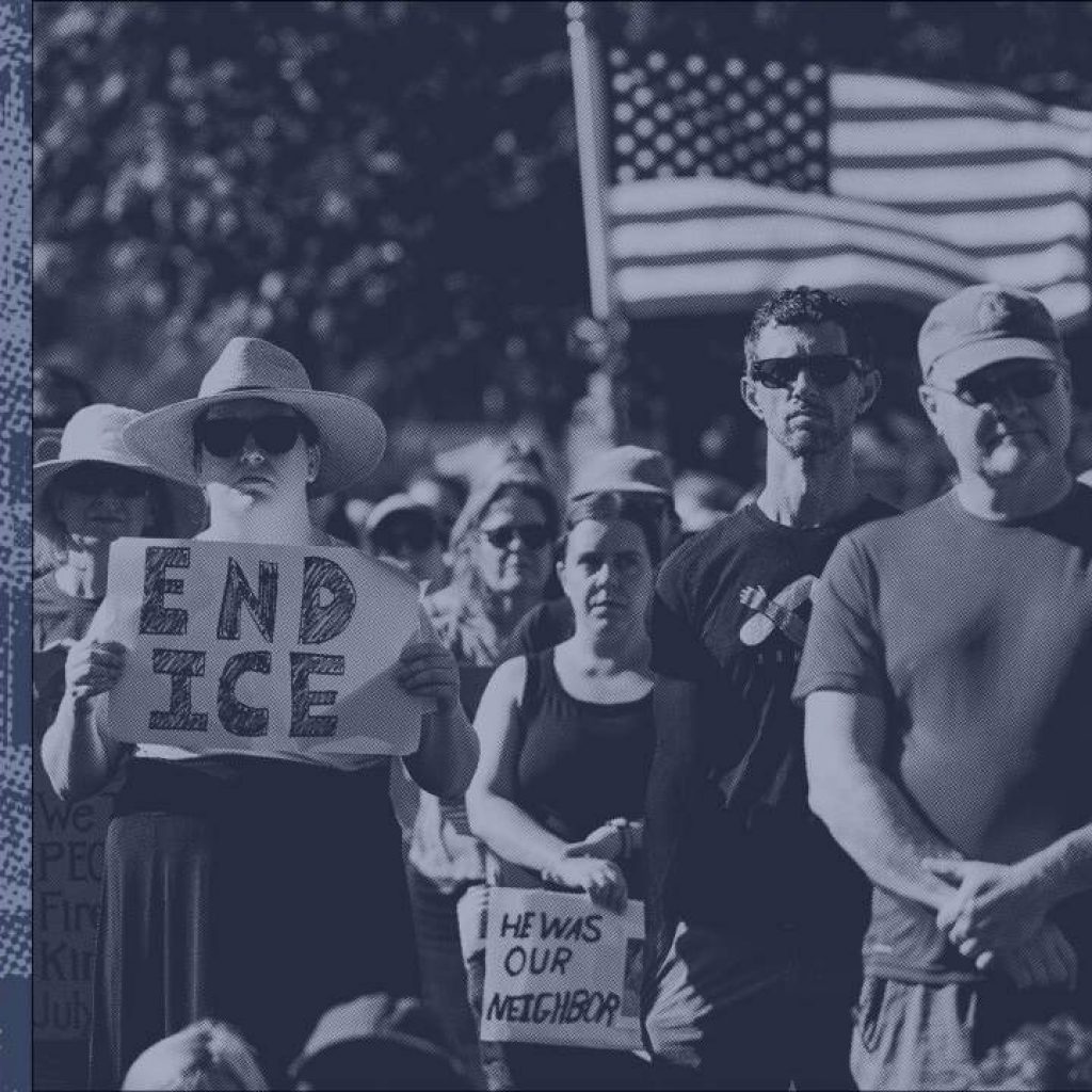Fatal ICE shootings reignite campaign debate over
immigration