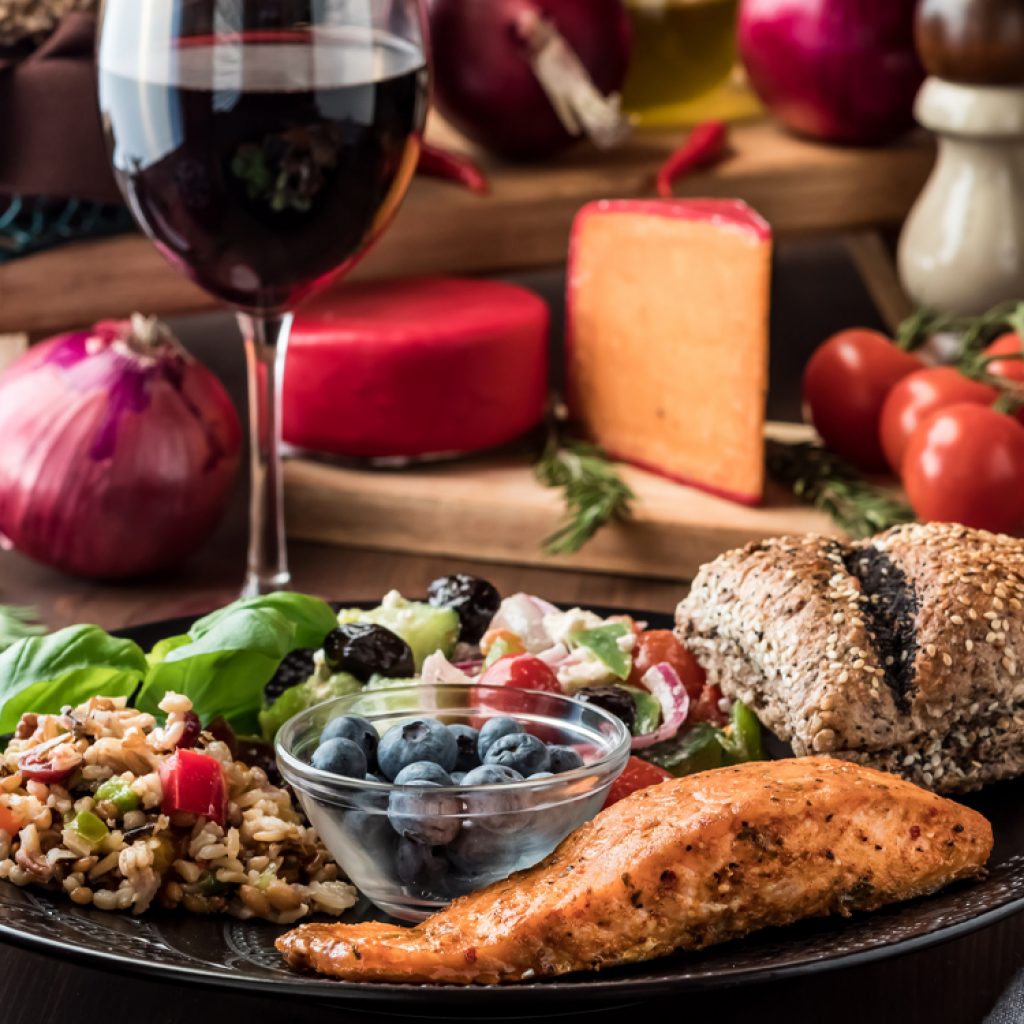 A Mediterranean diet is linked to better psychological well-being in older adults