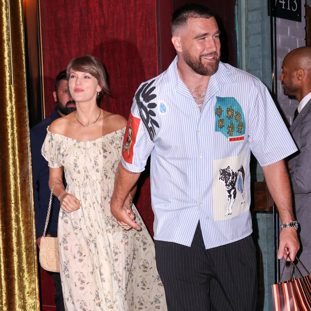 Taylor Swift & Travis Kelce’s “Blank Space” Wedding Handkerchiefs Divide Fans
