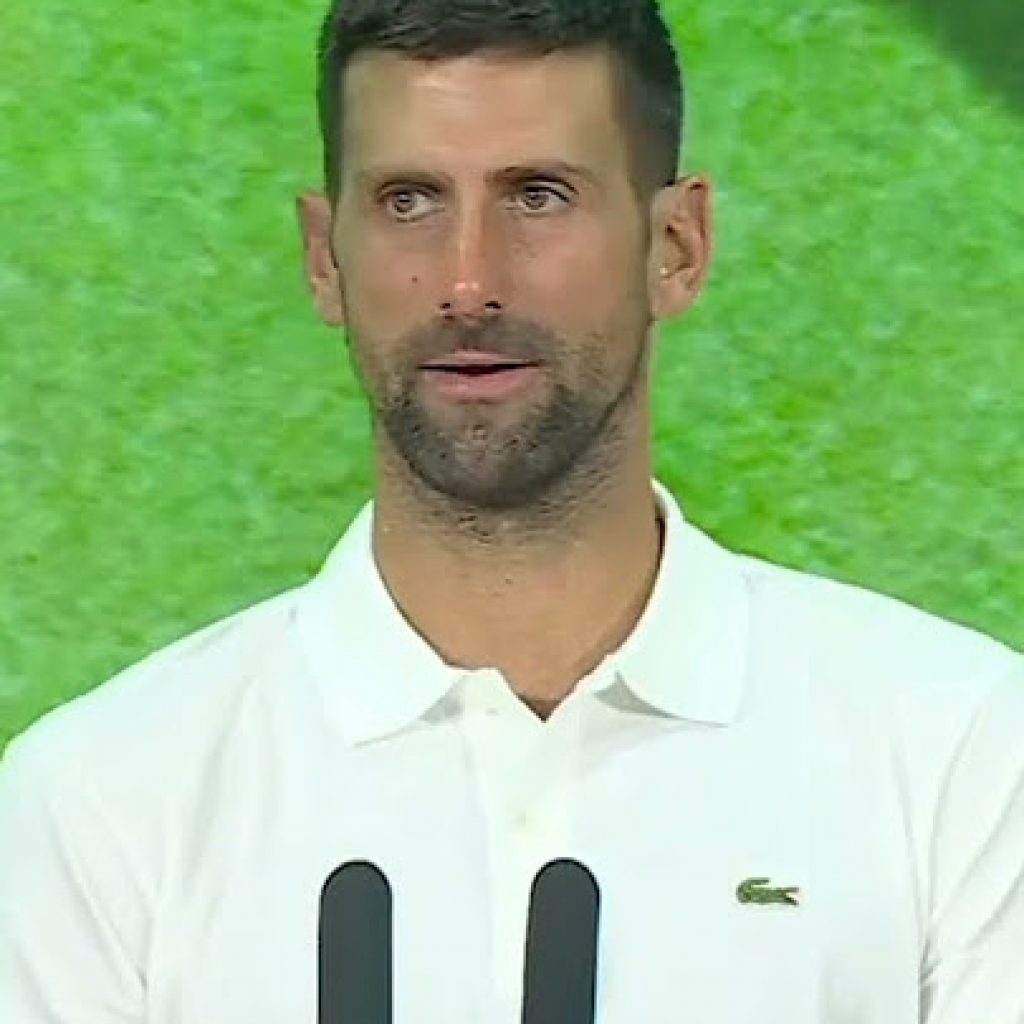 Novak Djokovic speaks on losing to Jannik Sinner at
Wimbledon