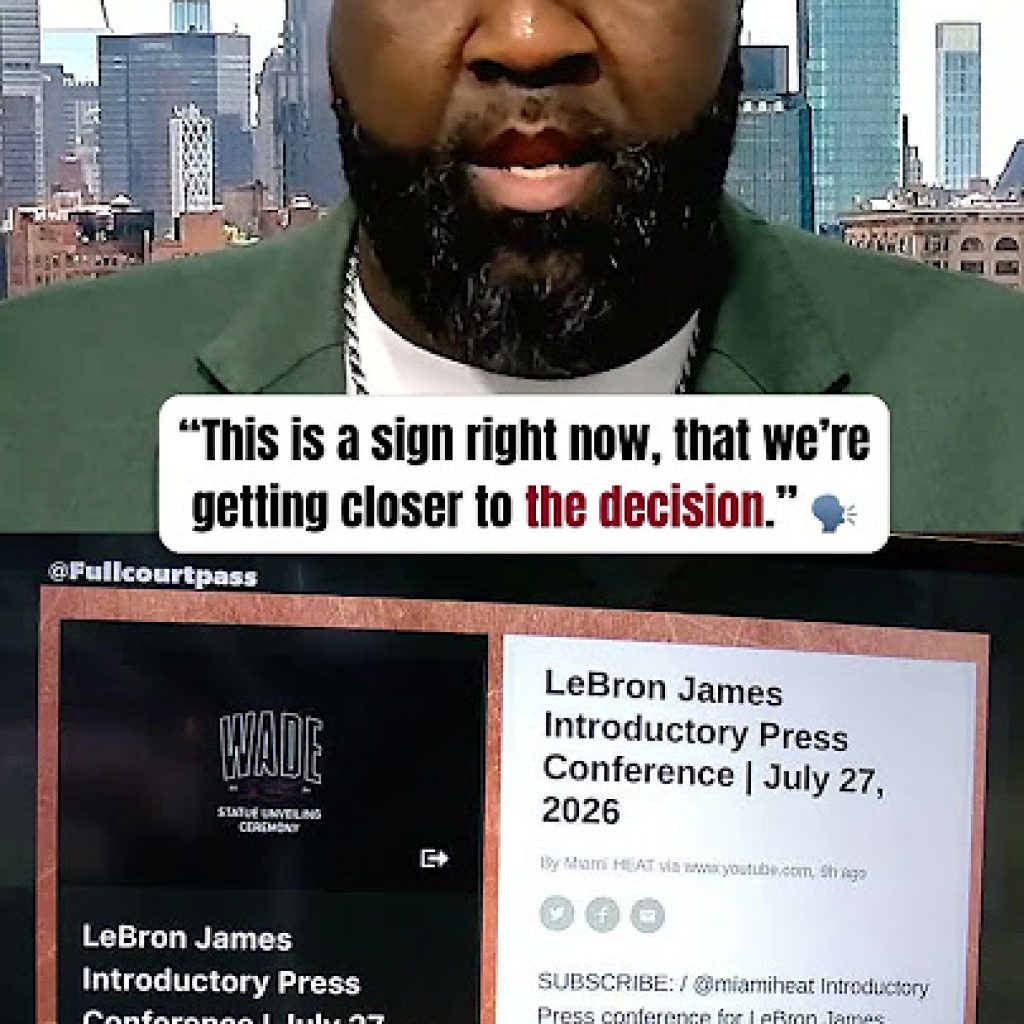 LeBron’s decision LEAKED? 😳