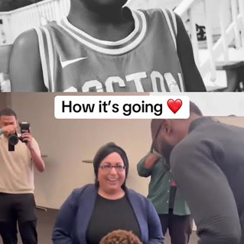 Jaylen Brown kept his promise ❤️🥹 (via @babzonthemic/TT,
@gio_thetiger/IG)
