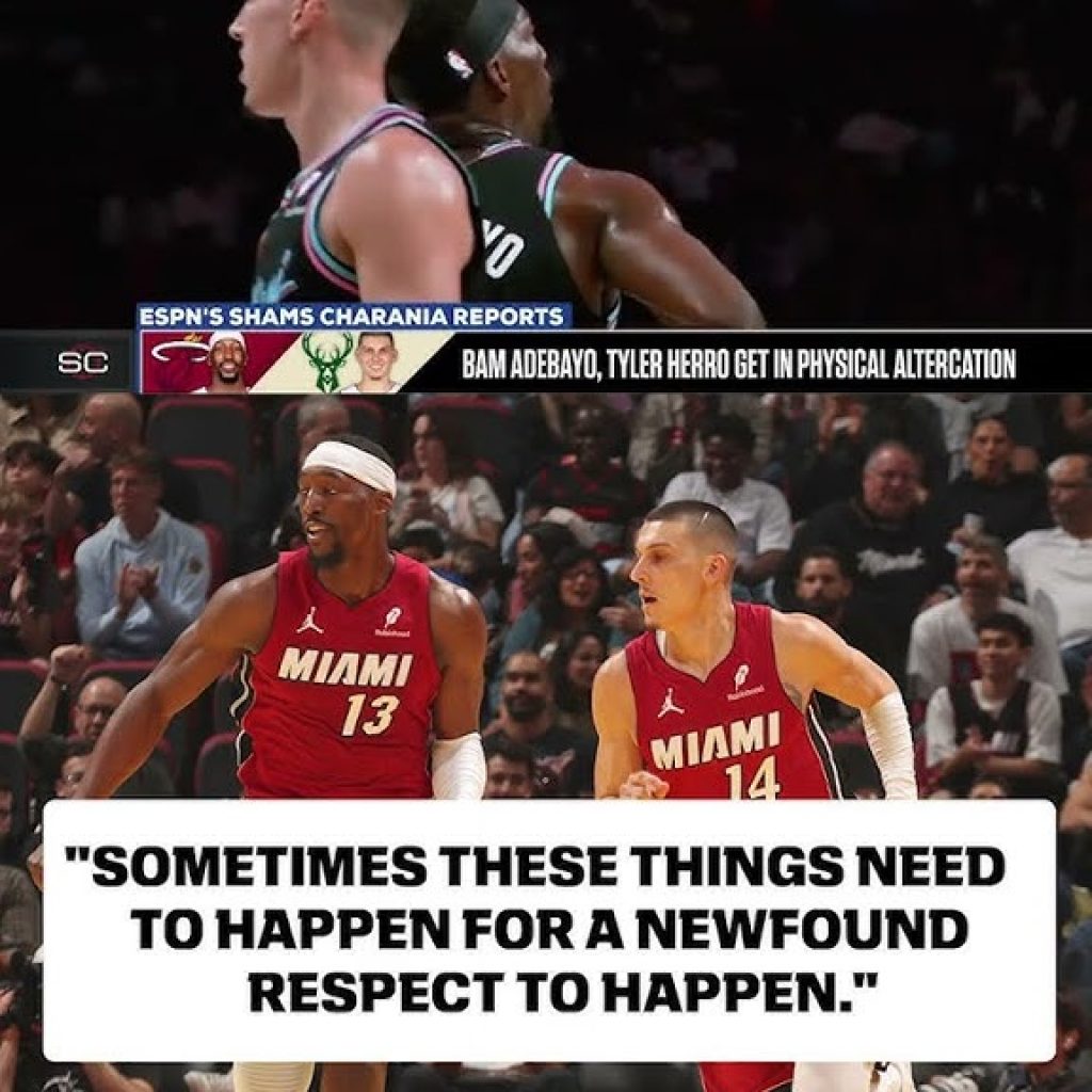 Danny Green’s reaction to the Bam Adebayo-Tyler Herro
altercation