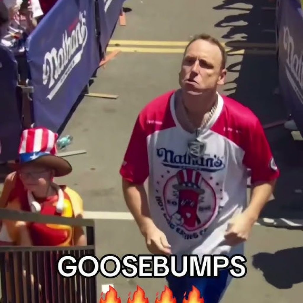 Joey Chestnut’s intro is ELECTRIC 🥶