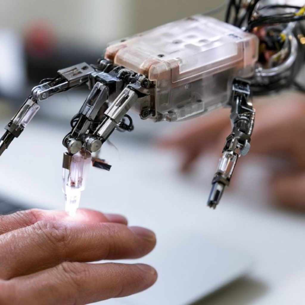 Zero-Computational Path to High-Resolution Robotic Touch