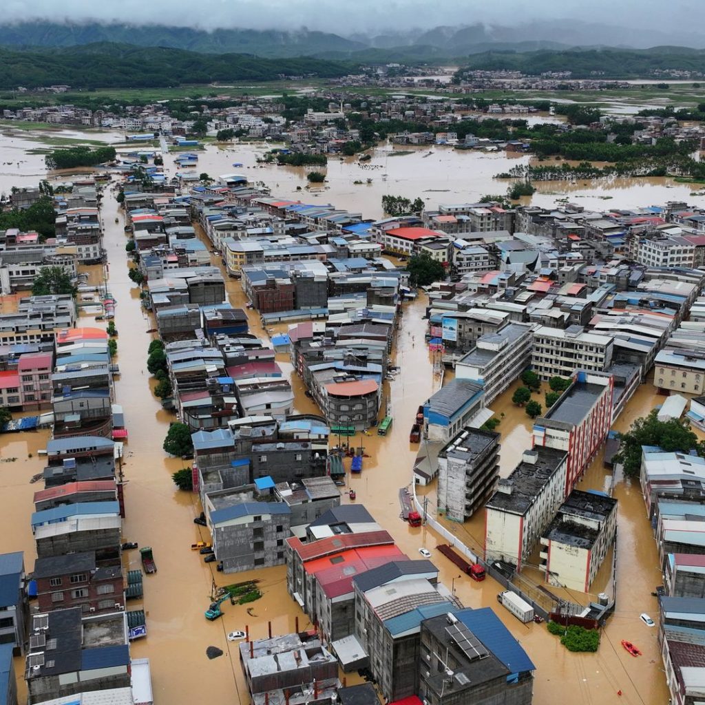 China braces for super typhoon after severe flooding and
thunderstorms leave multiple people dead