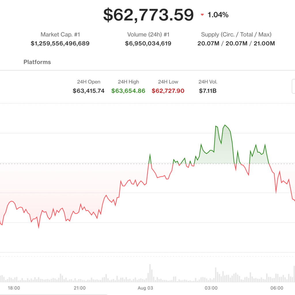 Bitcoin slips under $63,000 despite Iran deal hopes as
Coldcard losses rattle market
