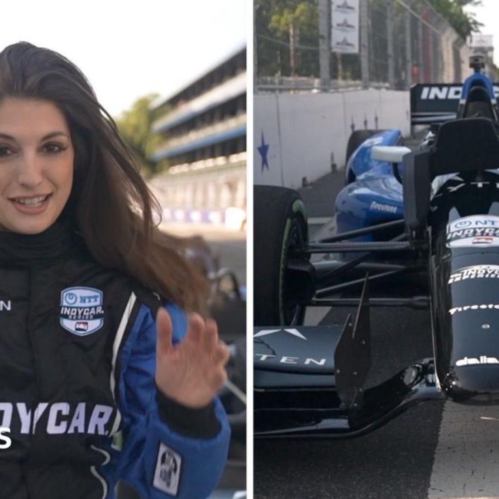 Watch: Taking a 180mph spin round America’s birthday Grand
Prix racetrack