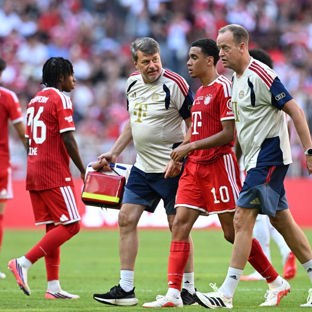 Bayern Munich’s Musiala collapsed on-field as a result of
medication change