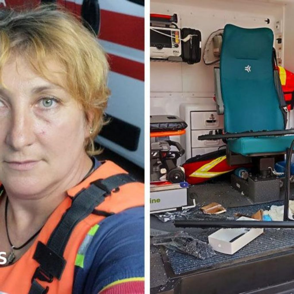 ‘I ran because I knew I would die’: Russian drones target
medics in Ukraine