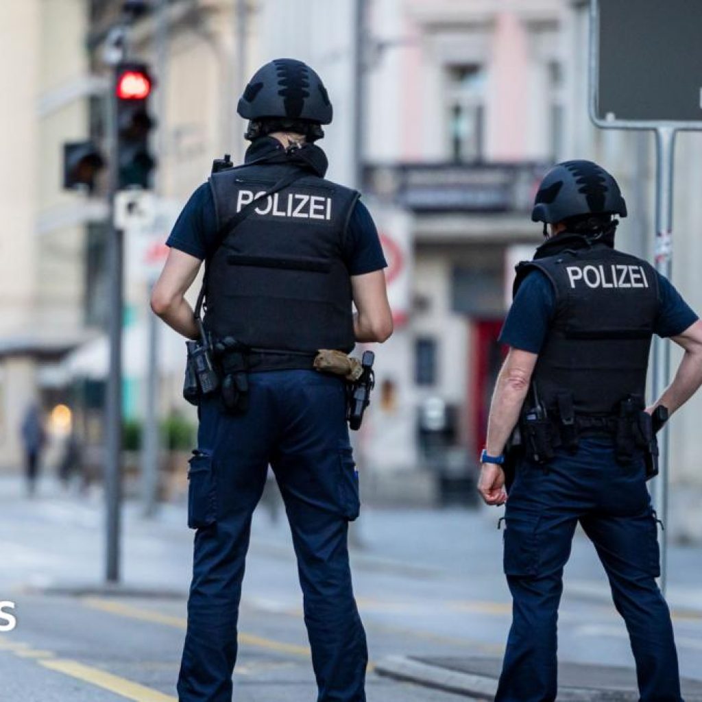 Manhunt after one killed and five injured in Swiss shooting,
police say