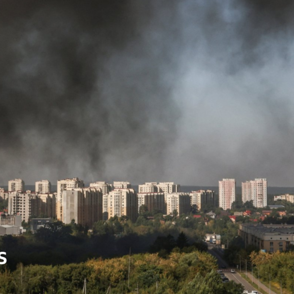 At least 27 dead and hundreds evacuated after strikes near
Kyiv