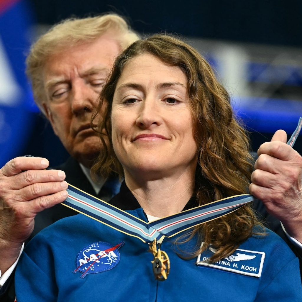 Artemis II crew receives Space Medal of Honor as Trump
establishes academy