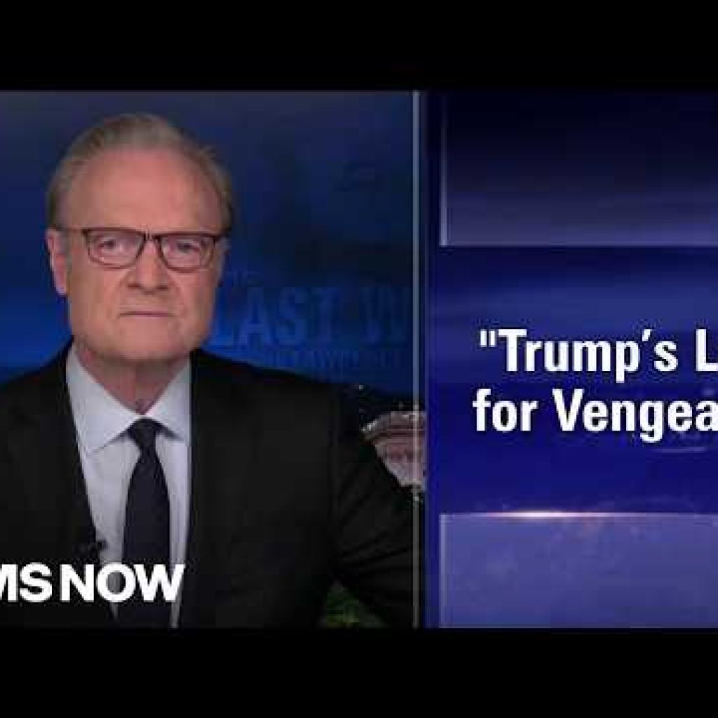 Lawrence: Trump’s ‘lust for vengeance’ could cost
Republicans in the House and Senate