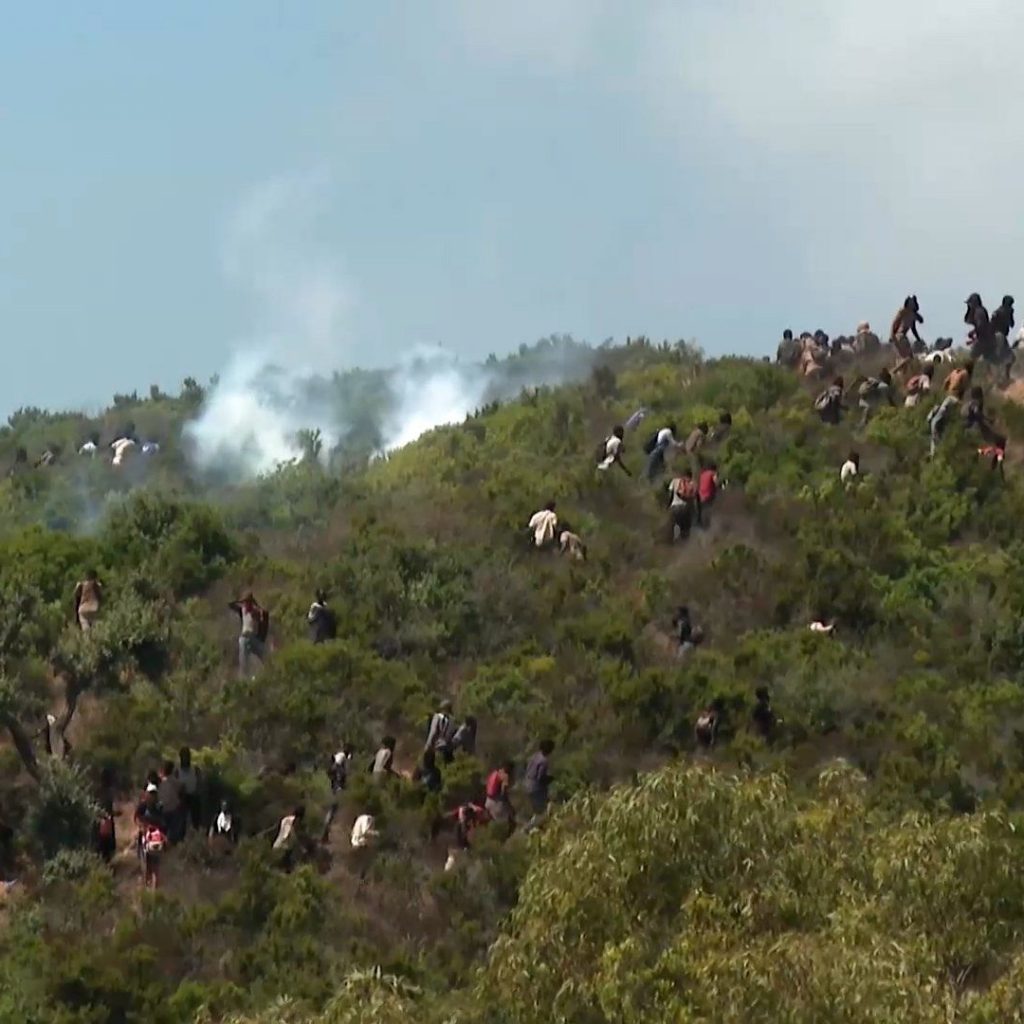 Moroccan Police Intercept Migrants Heading for Ceuta
Enclave