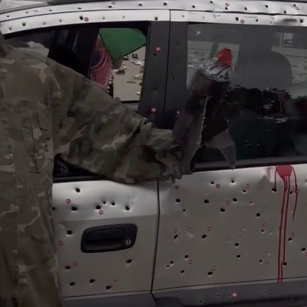 Bullet-riddled car on display in Berlin to remember Hind
Rajab