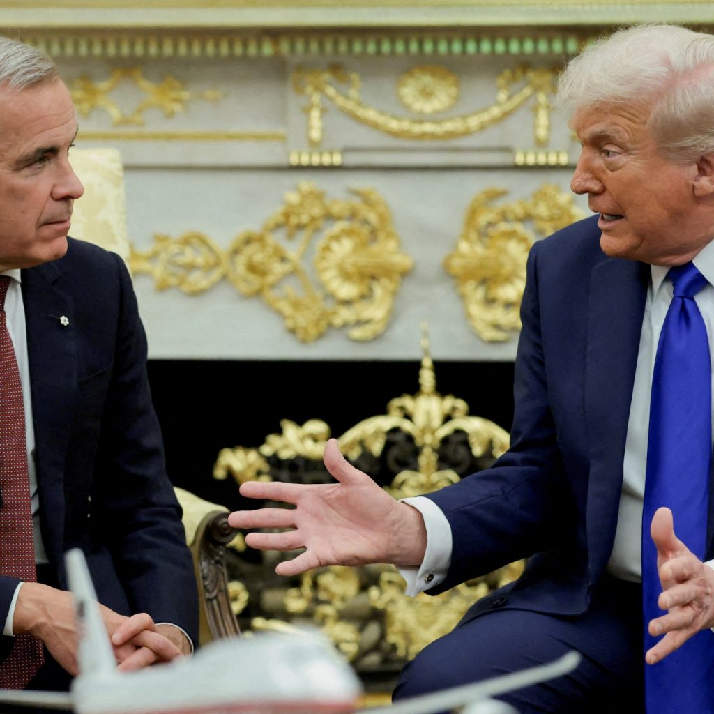 Trump and Carney speak ahead of US tariff deadline