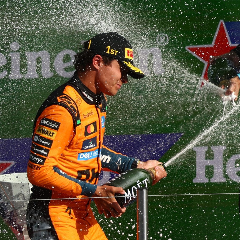 Formula One champion Lando Norris extends McLaren contract
until 2030