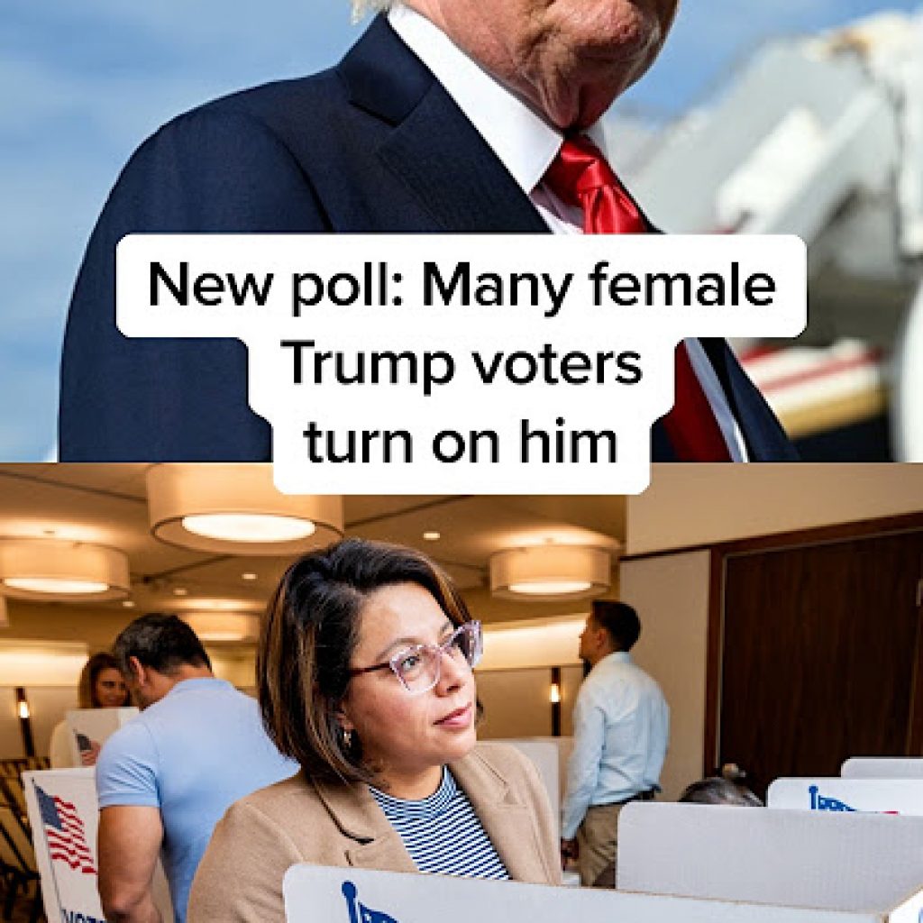 New poll: Many female Trump voters turn on him