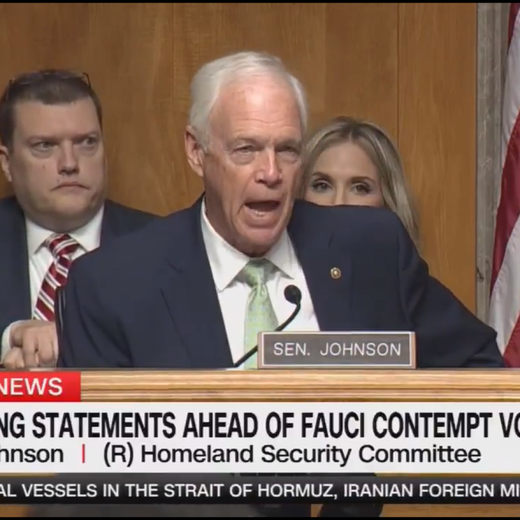 Ron Johnson Compares COVID Epidemic To Bad Flu
Season