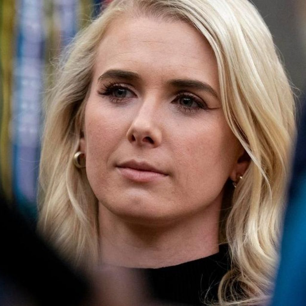 EXCLUSIVE: Trump Relies on ‘Human Printer’ Natalie Harp as
‘He Misses Army of Secretaries’