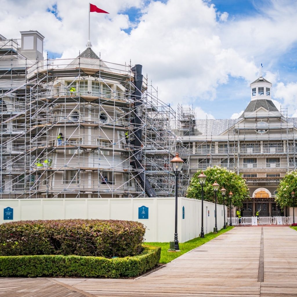 Disney World Makes Major Progress on Multi-Year Yacht
& Beach Club Construction Projects