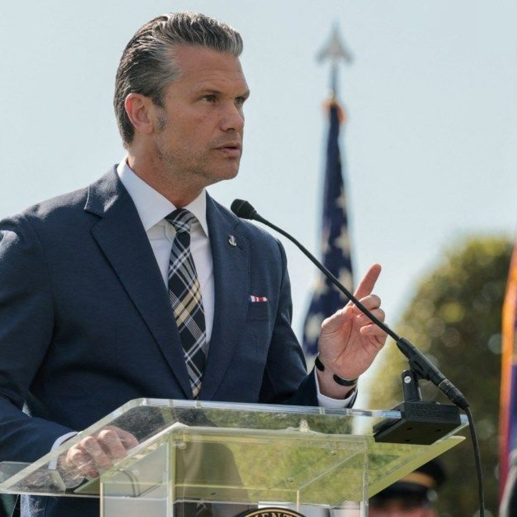 Hegseth to cut number of US general and admiral positions by
20%