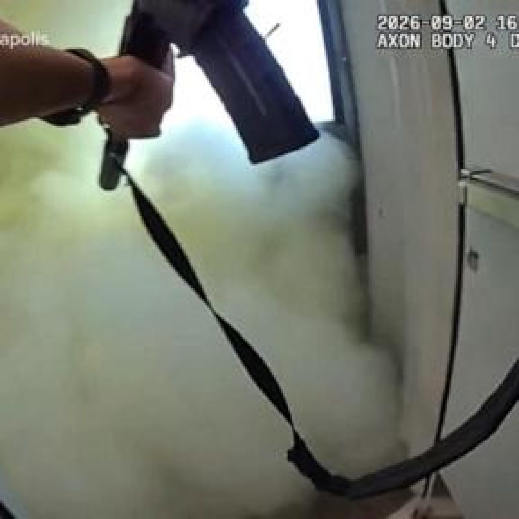 WATCH: Newly released body camera video of Minneapolis
police shootout with suspect