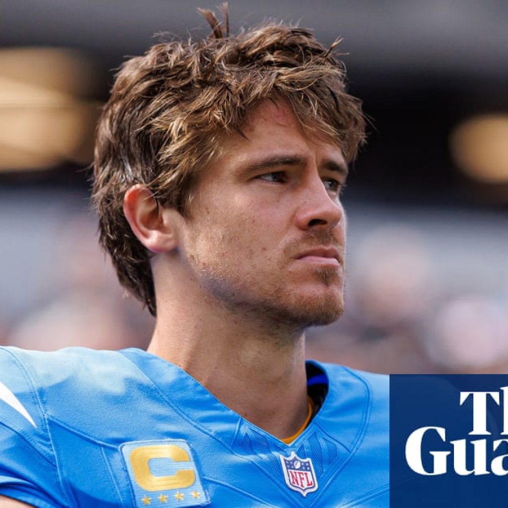 Justin Herbert has been the quarterback of tomorrow his
entire NFL career. Whose fault is that?