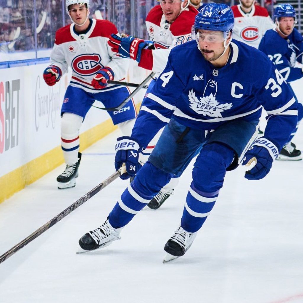 Chayka says internal data shows Matthews is skating best he
has in five years