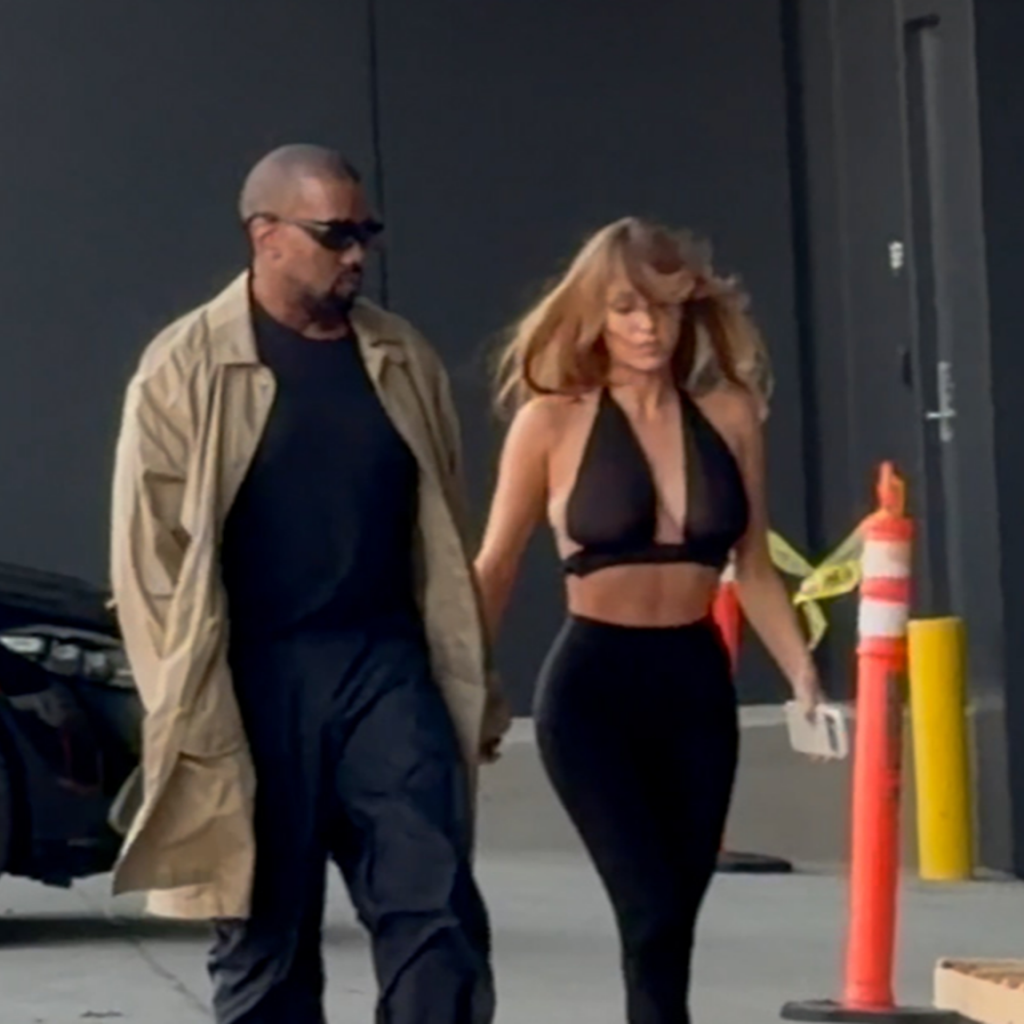 Bianca Censori Shows Off Her Nipples, Strawberry Blonde Hair
While Out with Kanye