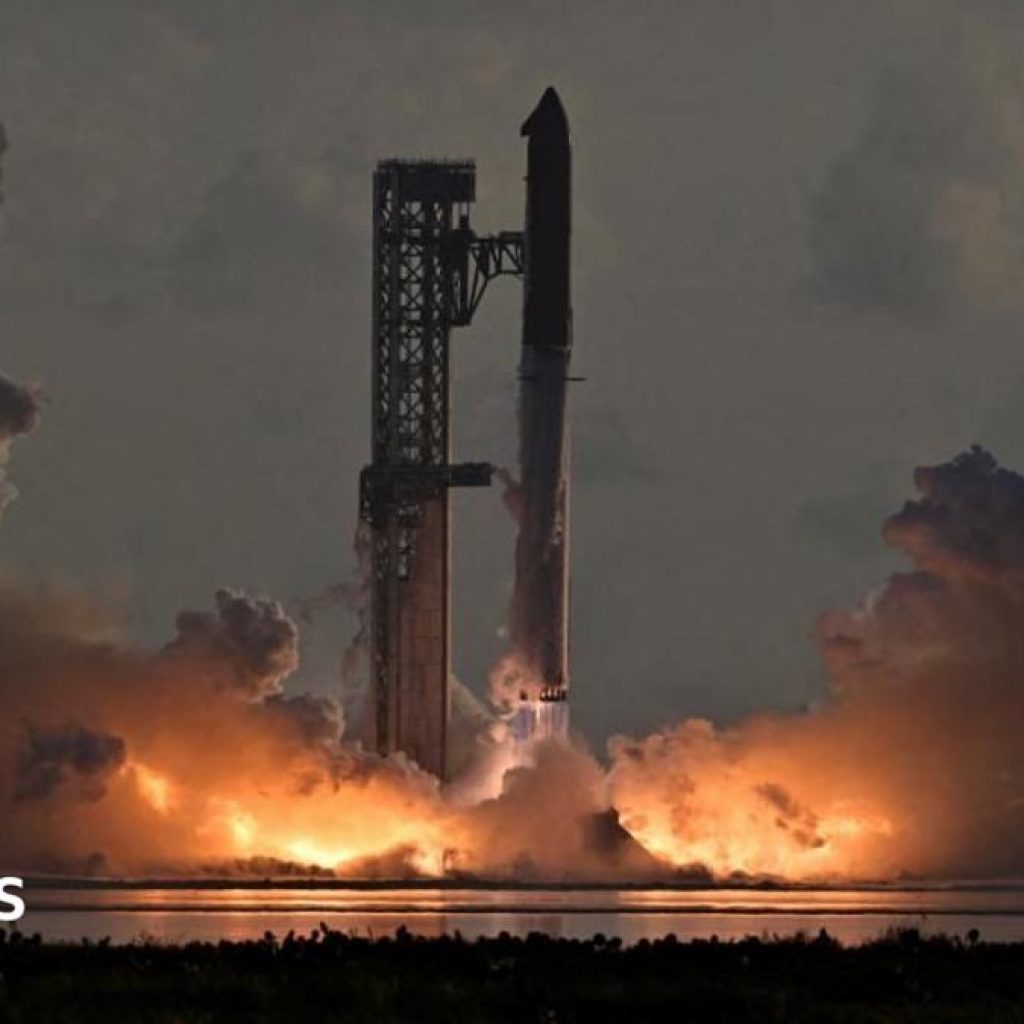 Watch: From launch to fiery splashdown, SpaceX’s Starship
completes orbit test